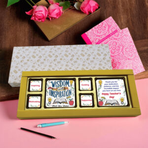 Inspirational Teacher’s Day Chocolates in Chocobreeze Premium Paper Sleeve Box