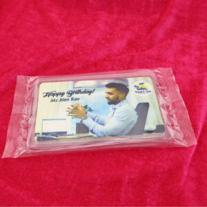 Elegant Birthday Gift Chocolate in Transparent Sealed Pouch