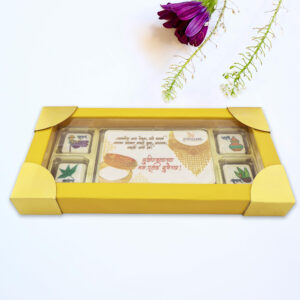Festive Gudi Padwa Chocolates in Chocobreeze Transparent Box