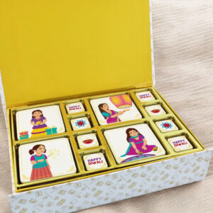 Vibrant Festive Diwali Chocolates in Chocobreeze Luxury Box