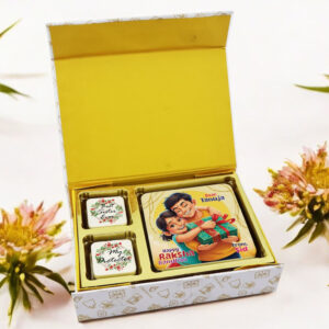 Personalized Rakshabandhan Chocolates in Chocobreeze Luxury Box