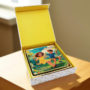 Personalized Rakshabandhan Chocolate Bar in Chocobreeze Luxury Box