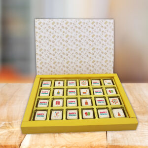Festive Diwali Chocolates in Chocobreeze Premium Paper Sleeve Box