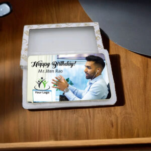 Elegant Birthday Gift Chocolate in Chocobreeze Premium Paper Box with window