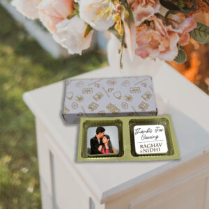 Elegant Wedding Return Gift Chocolates in Chocobreeze Premium Paper Box