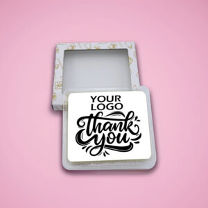 Elegant Customer Visit Greeting Chocolate in Chocobreeze Premium Paper Box with Window
