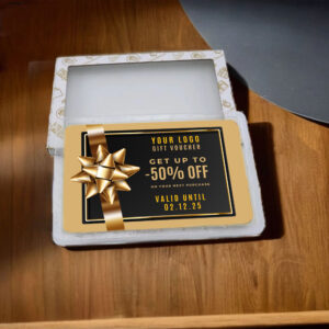 Stylish Clothing Brand Chocolate in Chocobreeze Premium Paper Box with Window