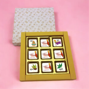 Festive Gudi Padwa Chocolates in Chocobreeze Premium Paper Sleeve Box