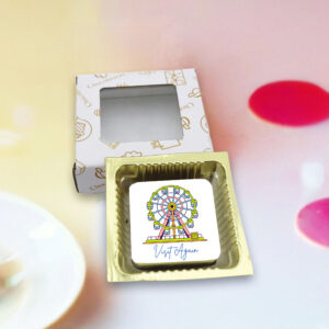 Exciting Amusement Park & Event Venue Chocolate Gift in Chocobreeze Premium Paper Box with Window