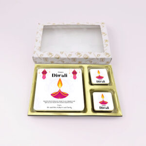 Festive Diwali Chocolate Gift in Chocobreeze Premium Paper Box with Window