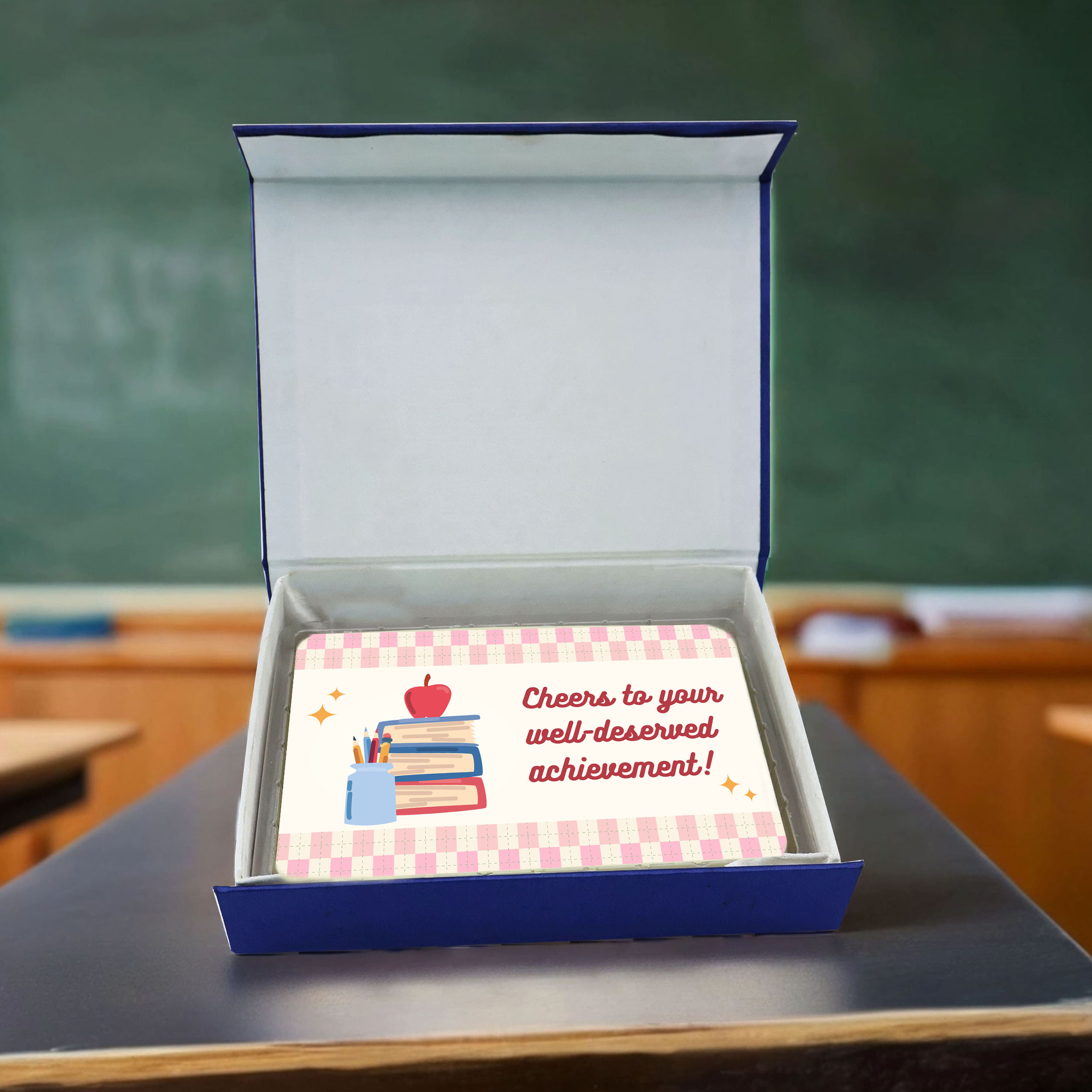 Premium Academic Achievements Chocolate Gift in Luxury Satin Rigid Box ...