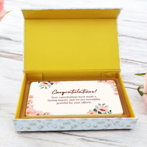 Prestigious Award Ceremony Chocolate Gift in Chocobreeze Luxury Rigid Box