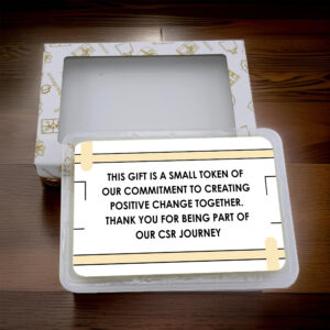 Meaningful CSR Chocolate Gift in Chocobreeze Premium Paper Box with Window 🌍✨